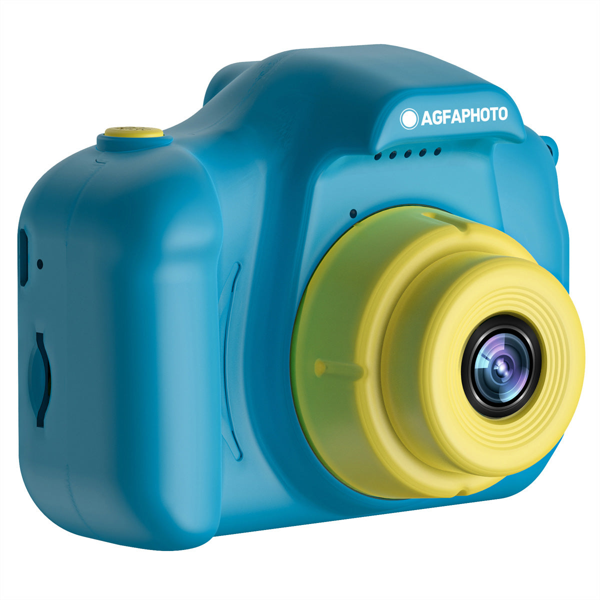AgfaPhoto Realikids Cam Mini – 12 MP, 720p, blau/gelb