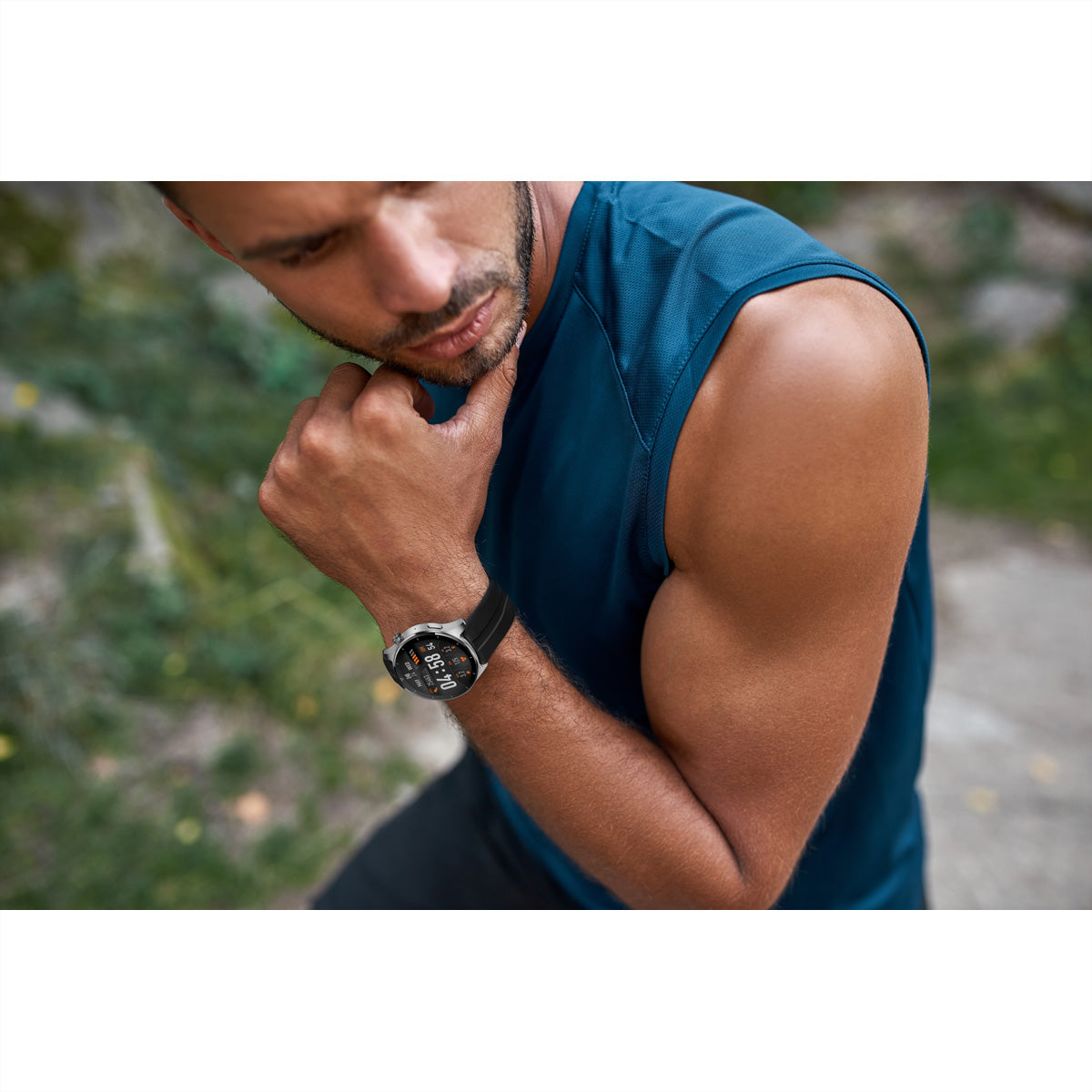 Kodak Smart Watch SW-7202 GPS – Silber, Schwarz