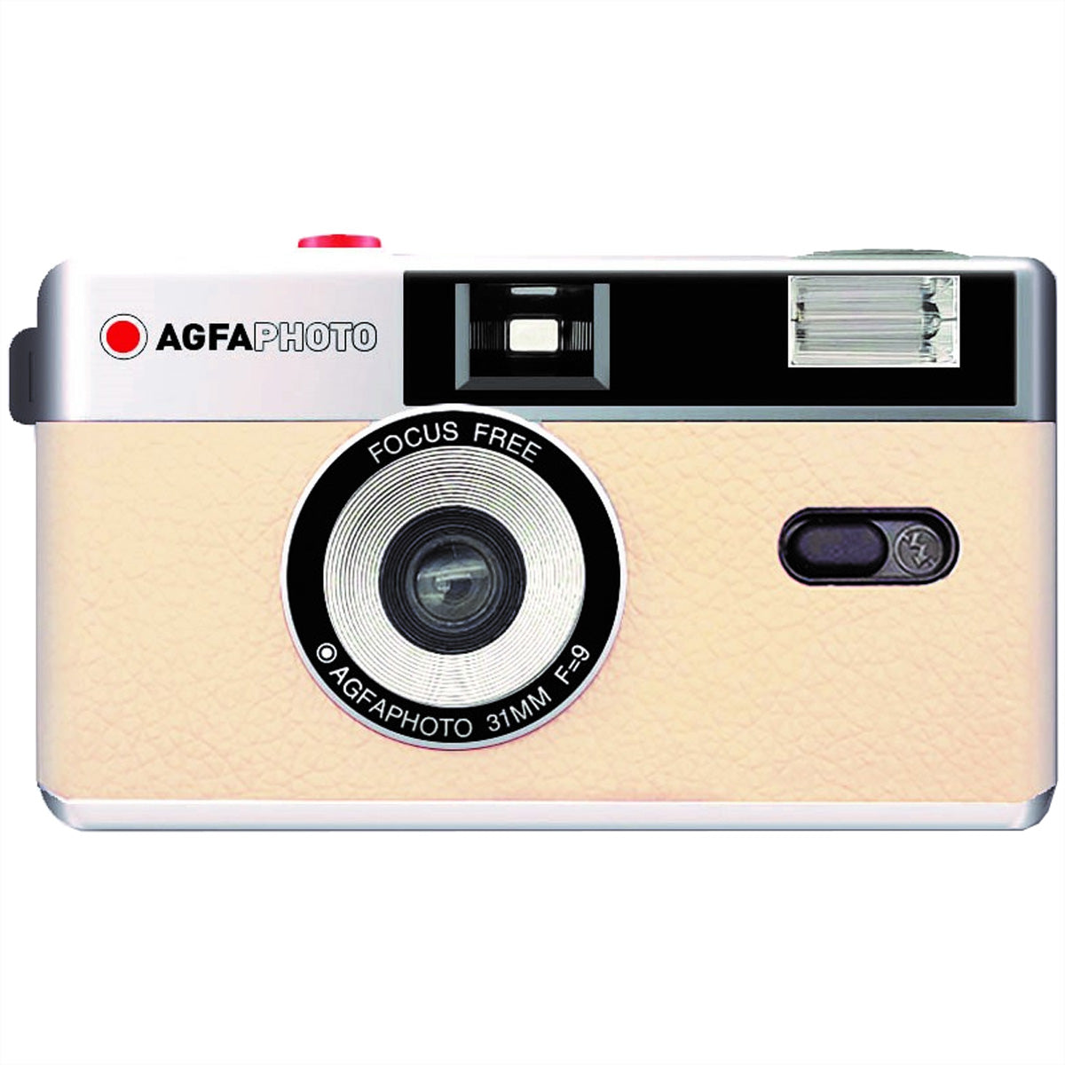 AgfaPhoto Analog Kamera 35 mm – 35 mm, f/9, fokusfrei, 1/120, braun