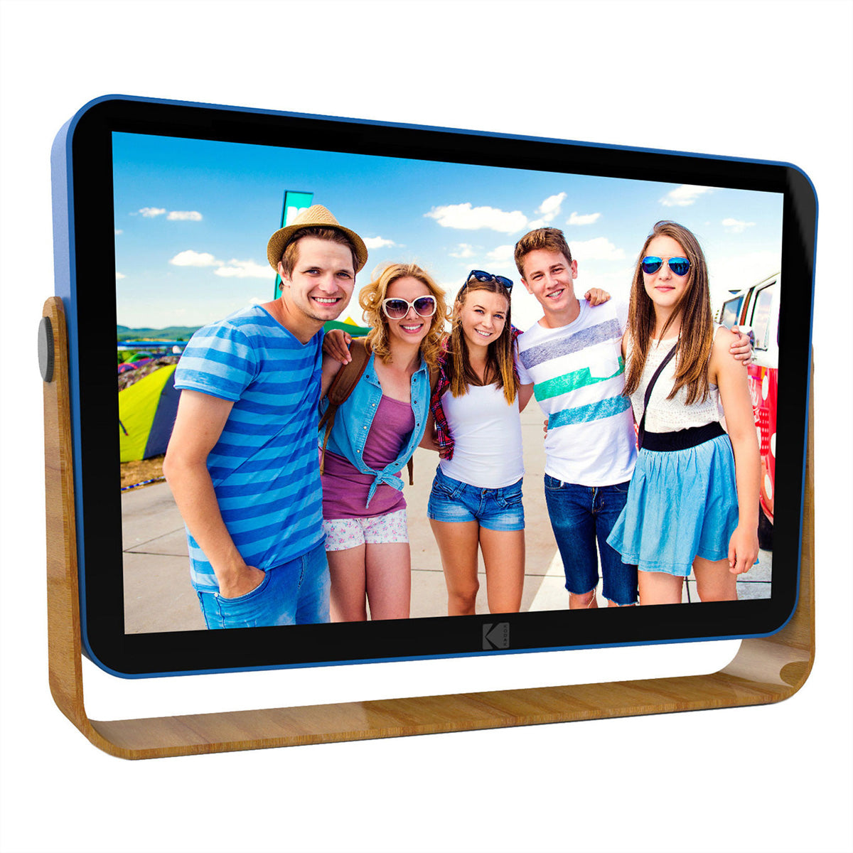 Kodak Digitaler Bilderrahmen RWF-108 10" – 1280 × 800, IPS, Touch, WLAN, 32 GB, MMC, SD, Blau