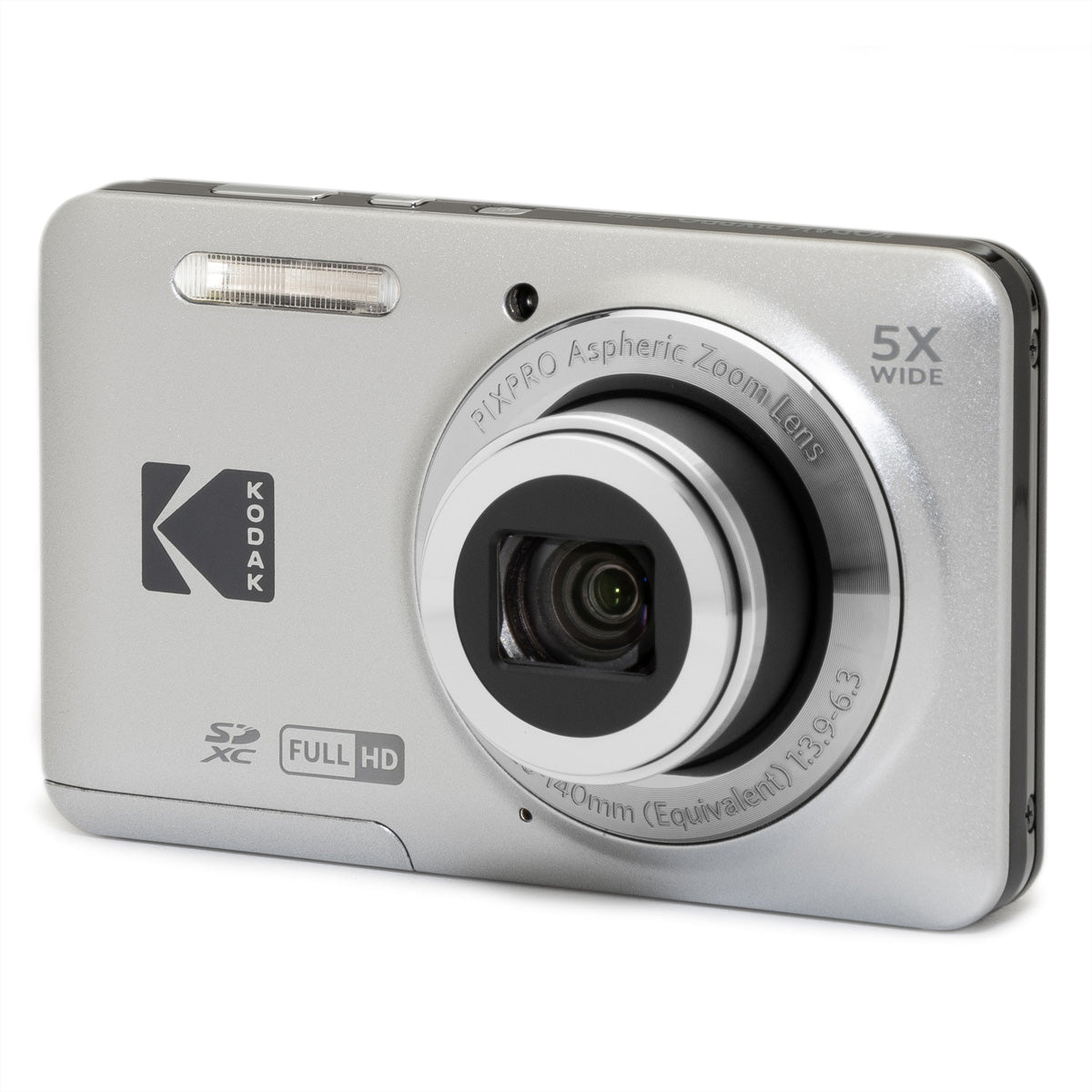 Kodak PixPro FZ55 – 5× optischer Zoom, 16 MP, 1080p, silber