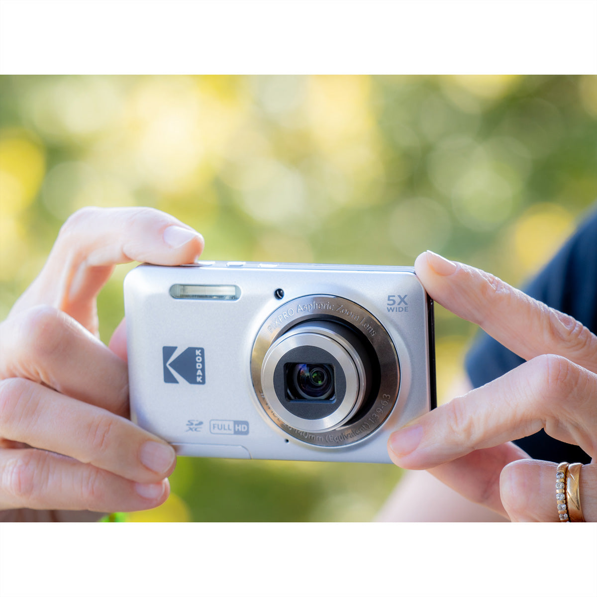 Kodak PixPro FZ55 – 5× optischer Zoom, 16 MP, 1080p, silber