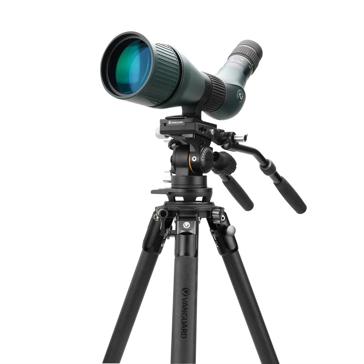 Vanguard Alta Pro 3VRL 303CV18 Videostativ – Carbon, 15 kg Traglast, 1805 mm Arbeitshöhe, VEO PV‑18 – Schwarz