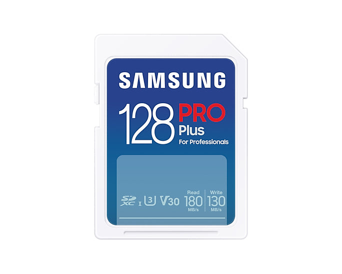 Samsung MB-SD128SB/WW SDXC 128 GB – UHS-I, U3, V30, 180/130 MB/s, 1er Pack