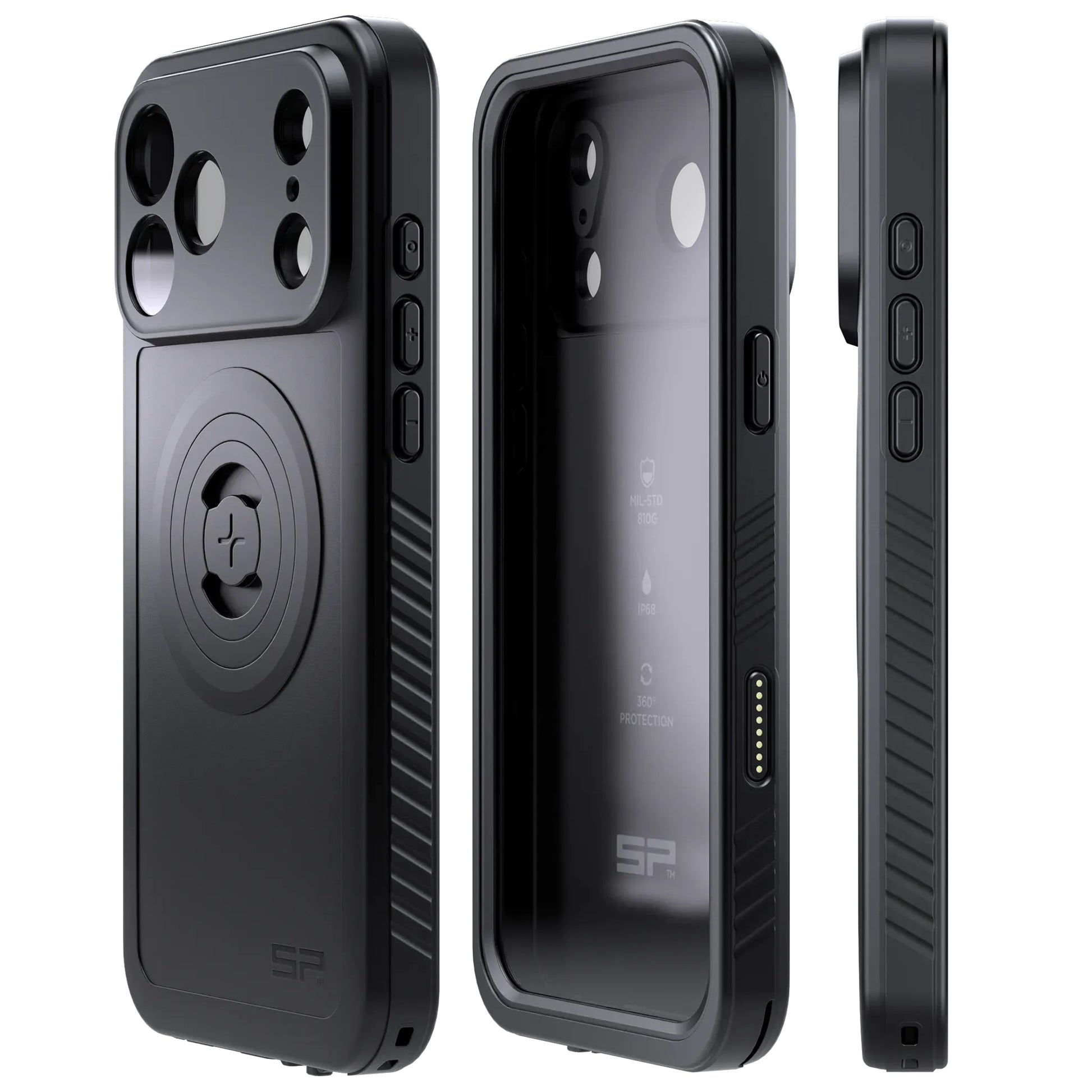 SP Connect Xtreme SPC+ Backcover – für Apple iPhone 17 Pro Max, MagSafe, Kunststoff, Schwarz