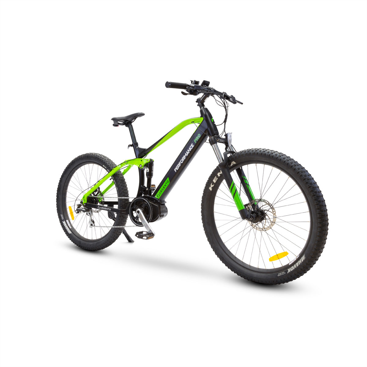 Argento e-Mobility Argento Performance Pro – E-Scooter – 250 W, 27,5", 25 km/h, Reichweite bis 90 km, 468 Wh, schwarz/grün