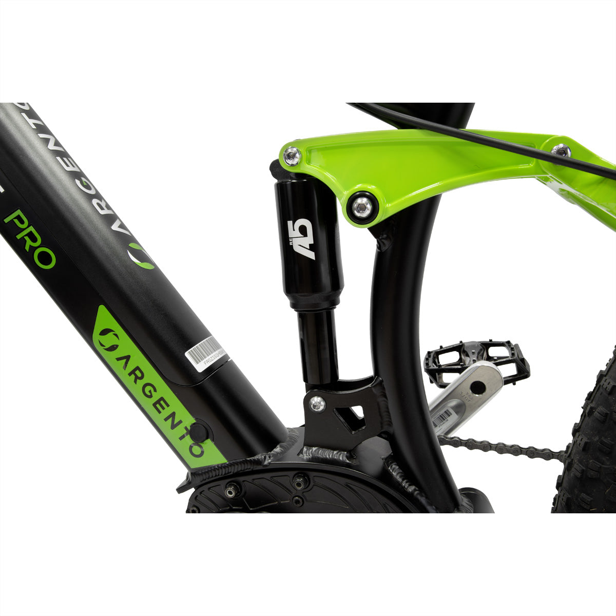 Argento e-Mobility Argento Performance Pro – E-Scooter – 250 W, 27,5", 25 km/h, Reichweite bis 90 km, 468 Wh, schwarz/grün