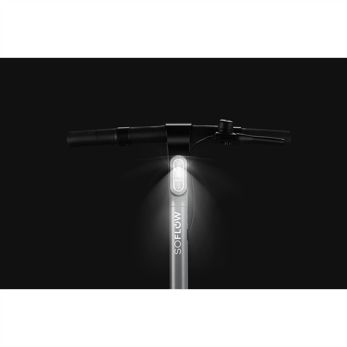 SoFlow So Flow SO ONE – E-Scooter – 350 W, 9", 22 km/h, Reichweite bis 30 km, 249,6 Wh, silber