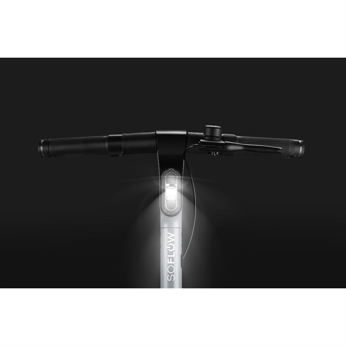SoFlow SO ONE+ – E-Scooter – 500 W, 9", 22 km/h, Reichweite bis 40 km, 374,4 Wh, grau/silber