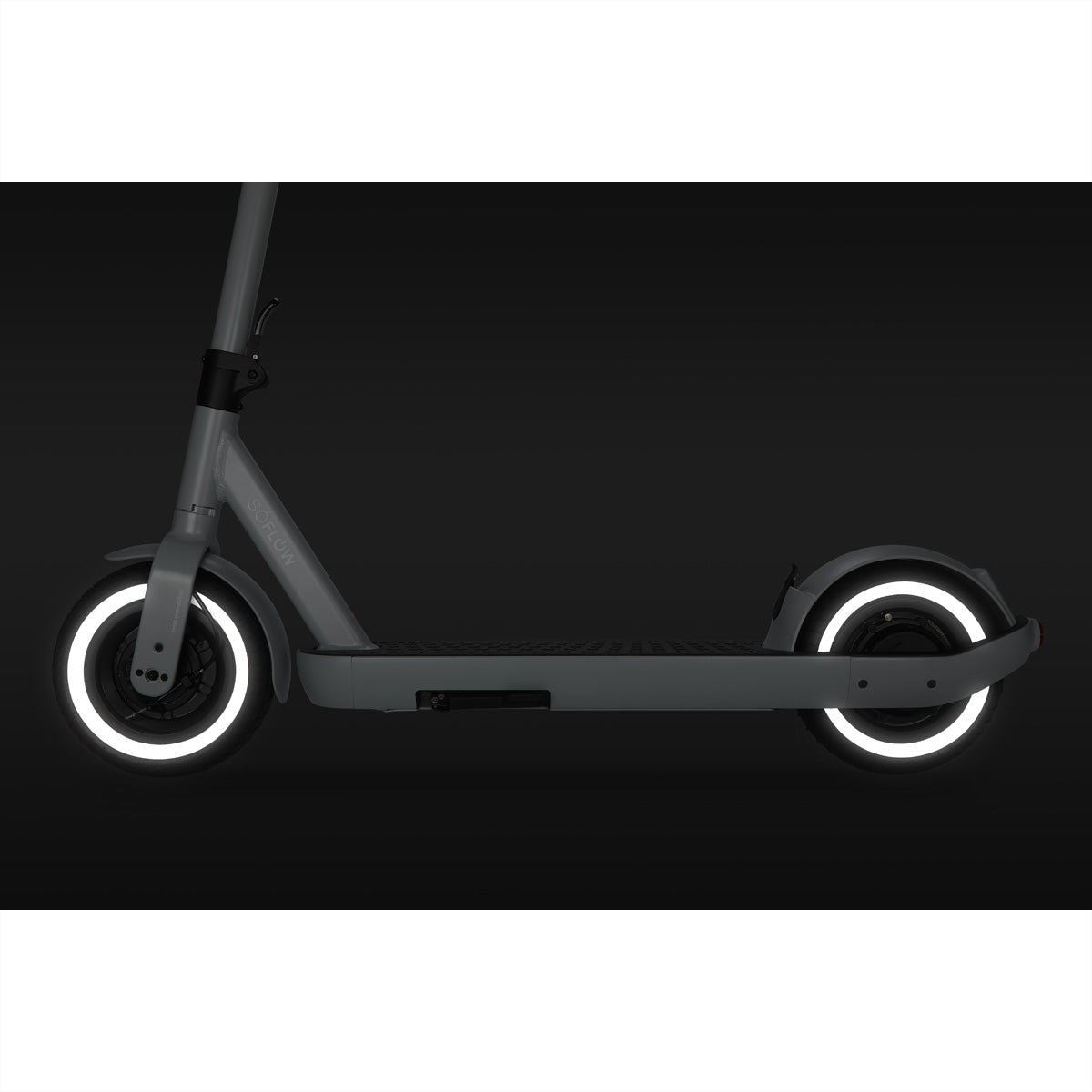 So-Flow SoFlow SO ONE PRO GEN2 – E-Scooter – 500 W, 10", 20 km/h, Reichweite bis 65 km, 480 Wh, grau