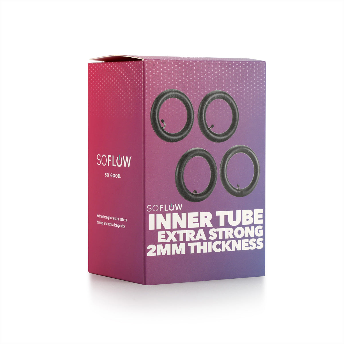 SoFlow So Flow Schlauch Extra Strong – Elektroroller-Reifen – 8,5/9" – für So Flow SO3 Serie, Schwarz
