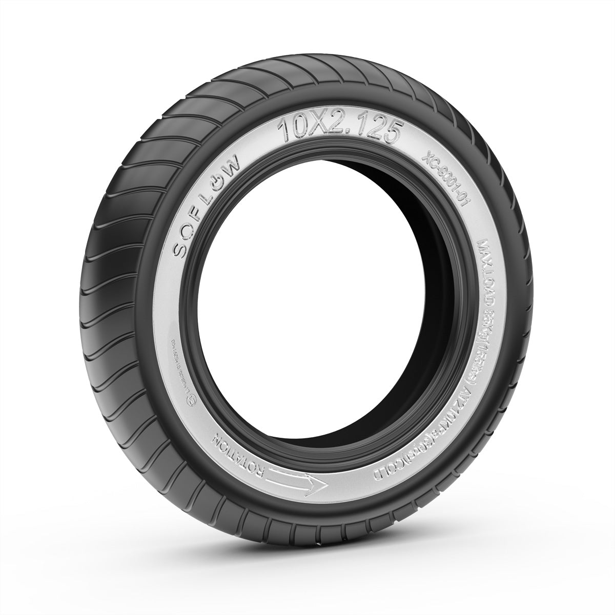 SoFlow Reifen reflective – Elektroroller-Reifen – 9" – für SoFlow SO ONE PRO, SoFlow SO2 AIR MAX, grün