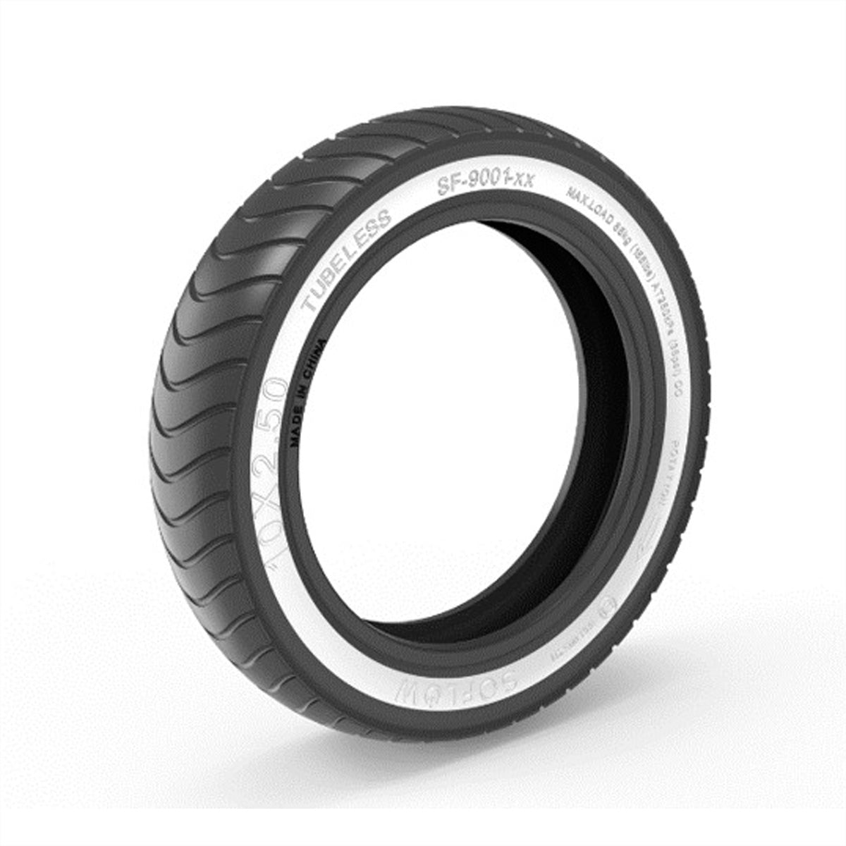 So-Flow SoFlow – Tubeless Reifen – Reflektierend, Spritzwasserfest – für SO4 PRO MAX (RW), PRO GT – 10"×2,5"×6,5"
