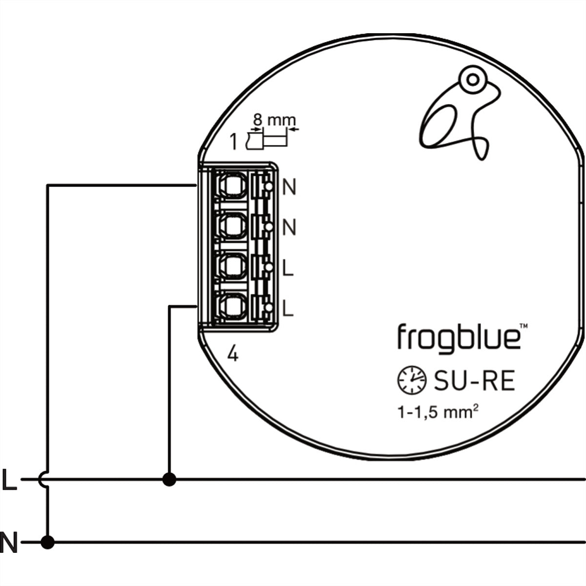 frogblue frogClock – Zubehör – Repeater, Bluetooth, 120 Stunden Puffer – für frogblue