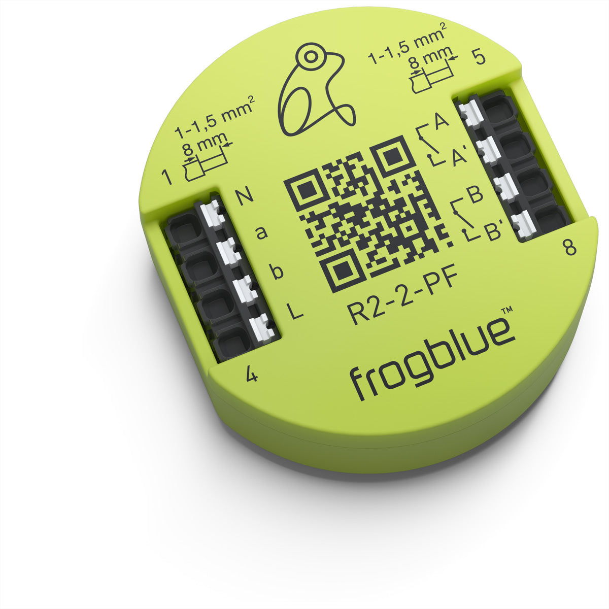 frogblue frogRelay2 frogRelay2-2-PF – Zubehör – 2 Kanäle, Bluetooth, 6 A – für frogblue