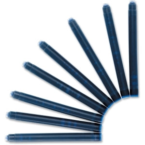 Waterman Füllhalter-Patrone – Blau, für Füllfederhalter, 8er-Pack, radierbar