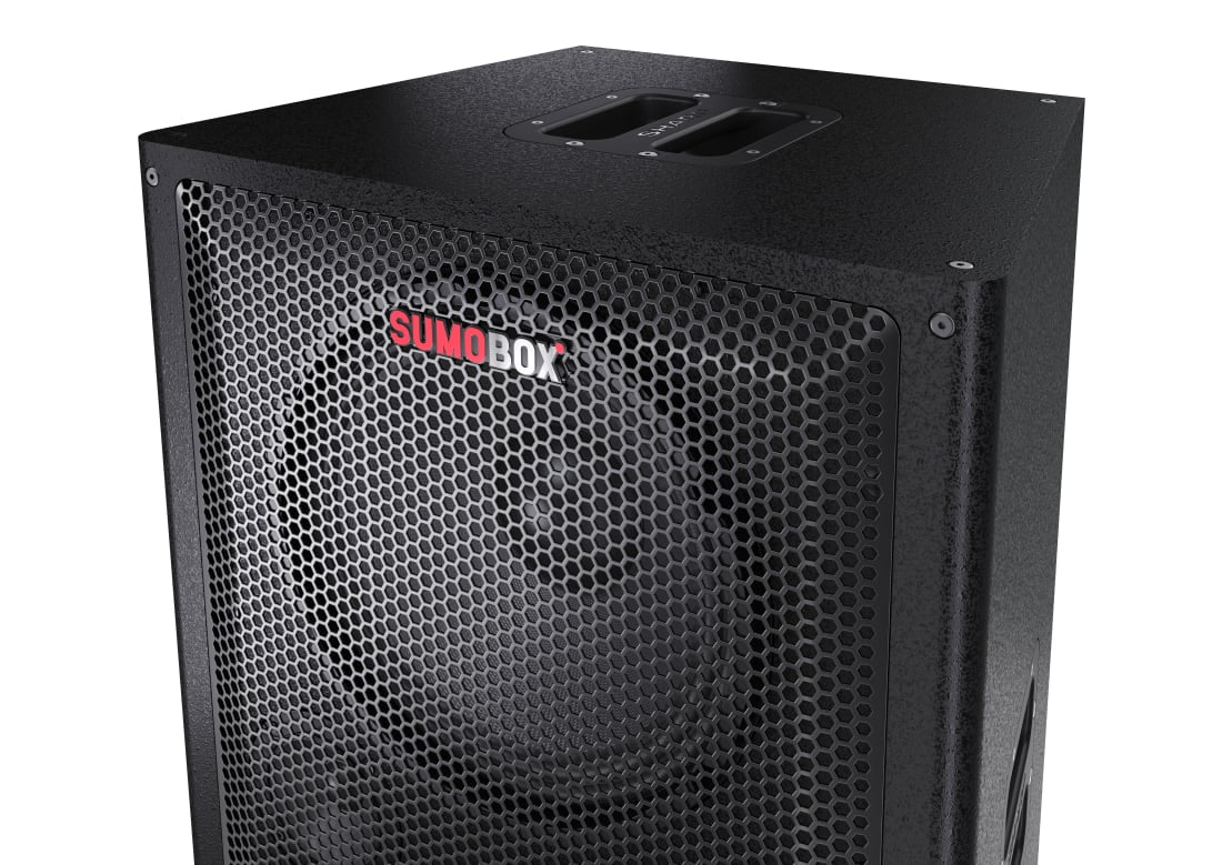 Sharp CP-LS200 – Party-Lautsprecher – 200 W, 8 h Akku, LED, Bluetooth 5.0, IPX4, Schwarz