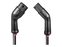 Lindy Typ 1 bis Typ 2 Stromkabel – 5 m, 16 A, Schwarz