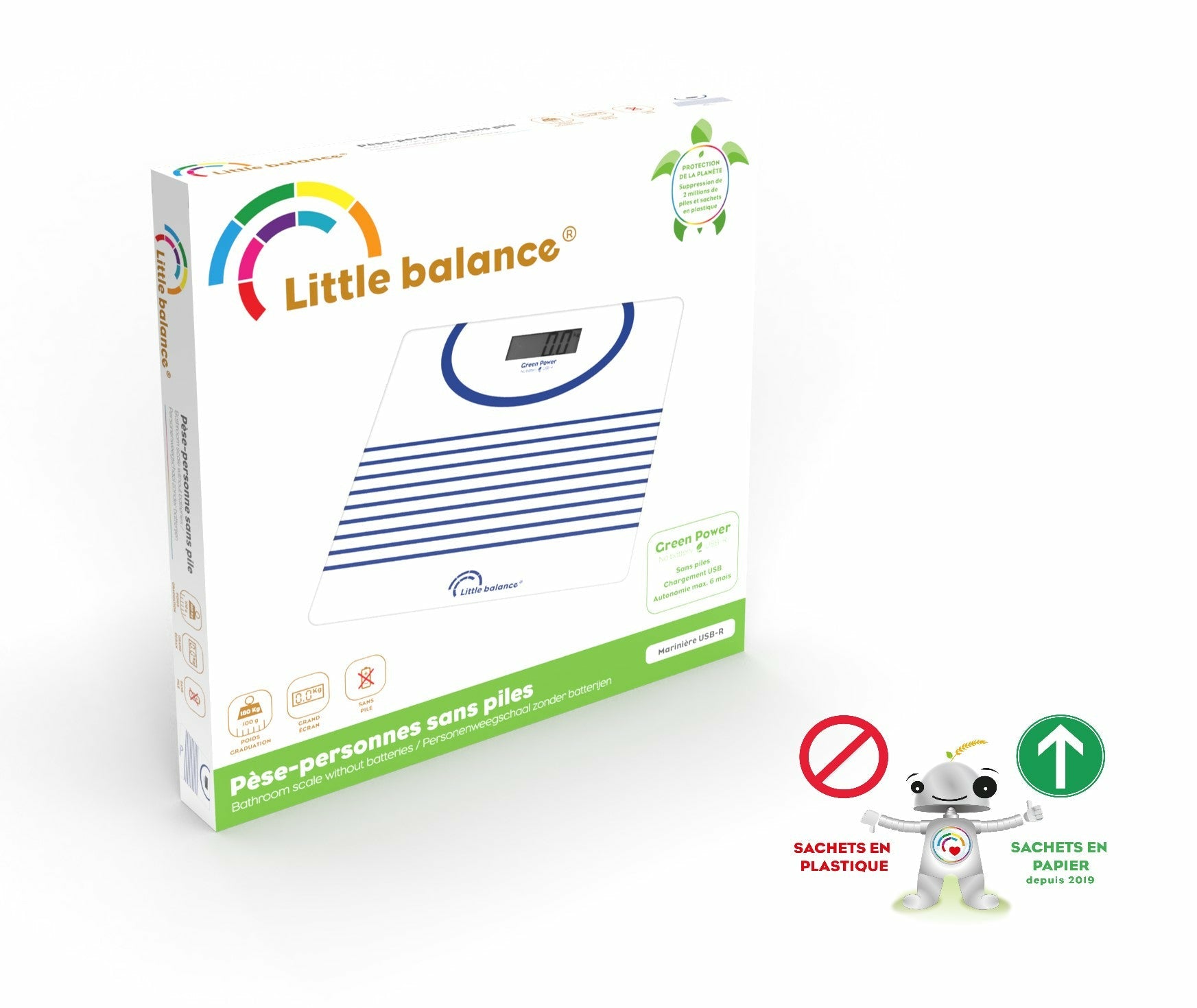 Little Balance Digitale Personenwaage 8655 – Glas – 180 kg