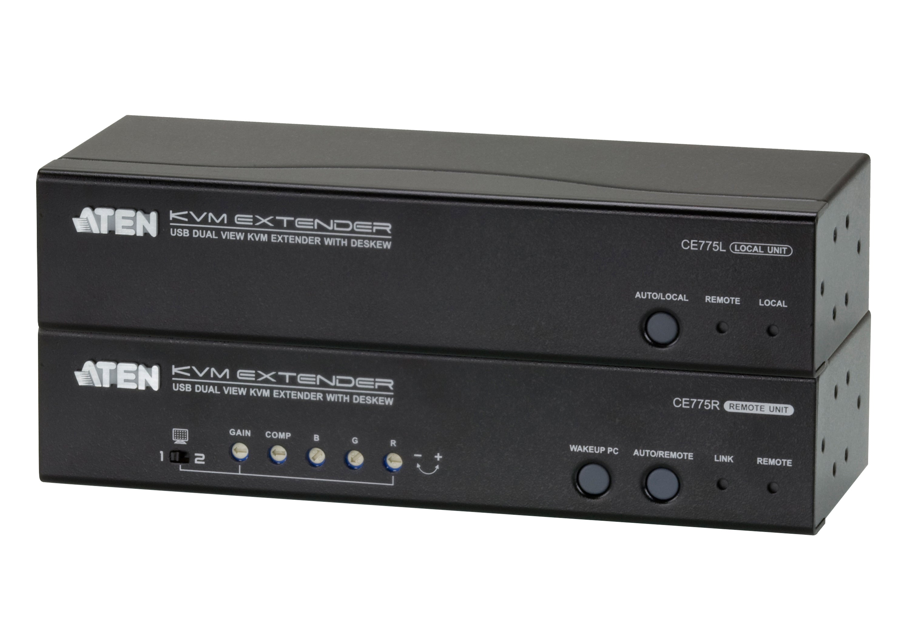 ATEN CE775 – KVM-Extender – VGA – 1920 × 1200 @ 60 Hz, 300 m, Sender & Empfänger
