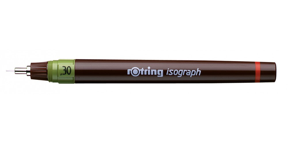 Rotring Verschlossener Gelschreiber – Isograph, Schwarz, 4er-Pack, 0,2/0,3/0,5 mm