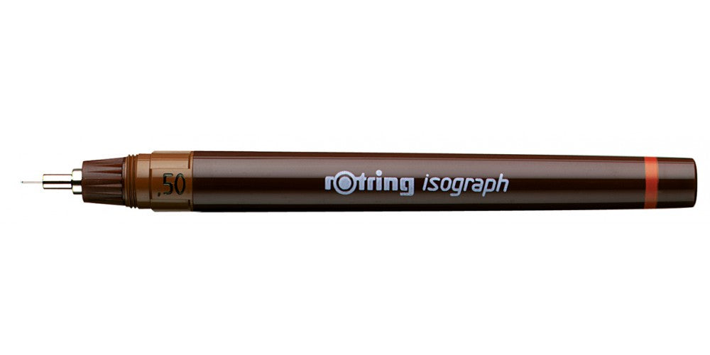 Rotring Verschlossener Gelschreiber – Isograph, Schwarz, 4er-Pack, 0,2/0,3/0,5 mm