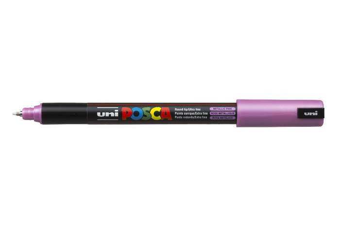 Uni-Ball POSCA PC-1MR Fineliner – 0,7 mm, pink, 1 Stk.