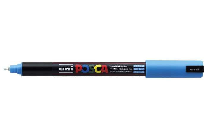 Uni-Ball POSCA PC-1MR Fineliner – 0,7 mm, blau