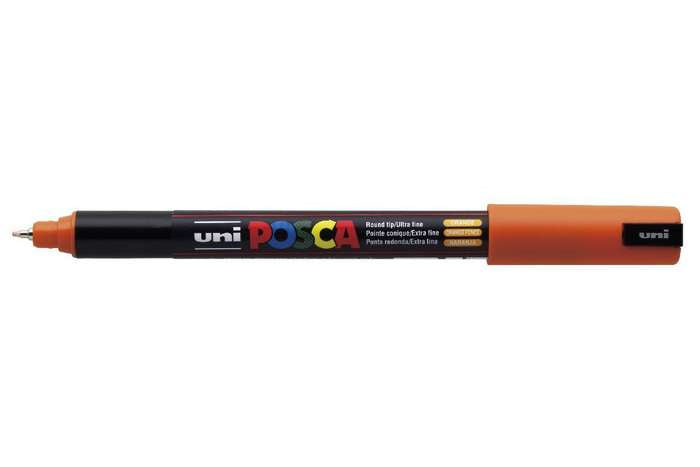 Uni-Ball POSCA PC-1MR Fineliner – 0,7 mm, orange, 1 Stk.