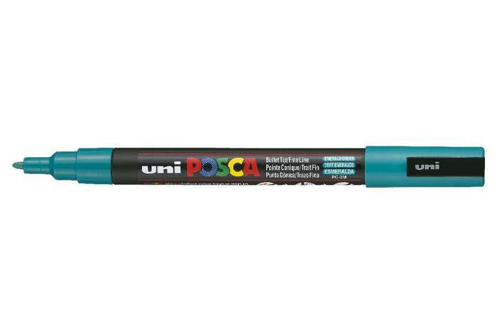 Uni-Ball Non-Permanent-Marker – Rundspitze 0,9-1,3 mm – Smaragdgrün