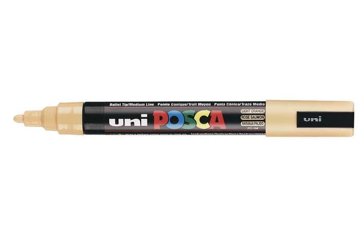Uni-Ball POSCA PC-5M Paint Marker – Rundspitze, 1,8 mm, wasserbasiert, Orange