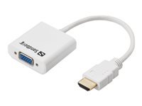Sandberg HDMI (Stecker) auf VGA (Buchse) Adapter