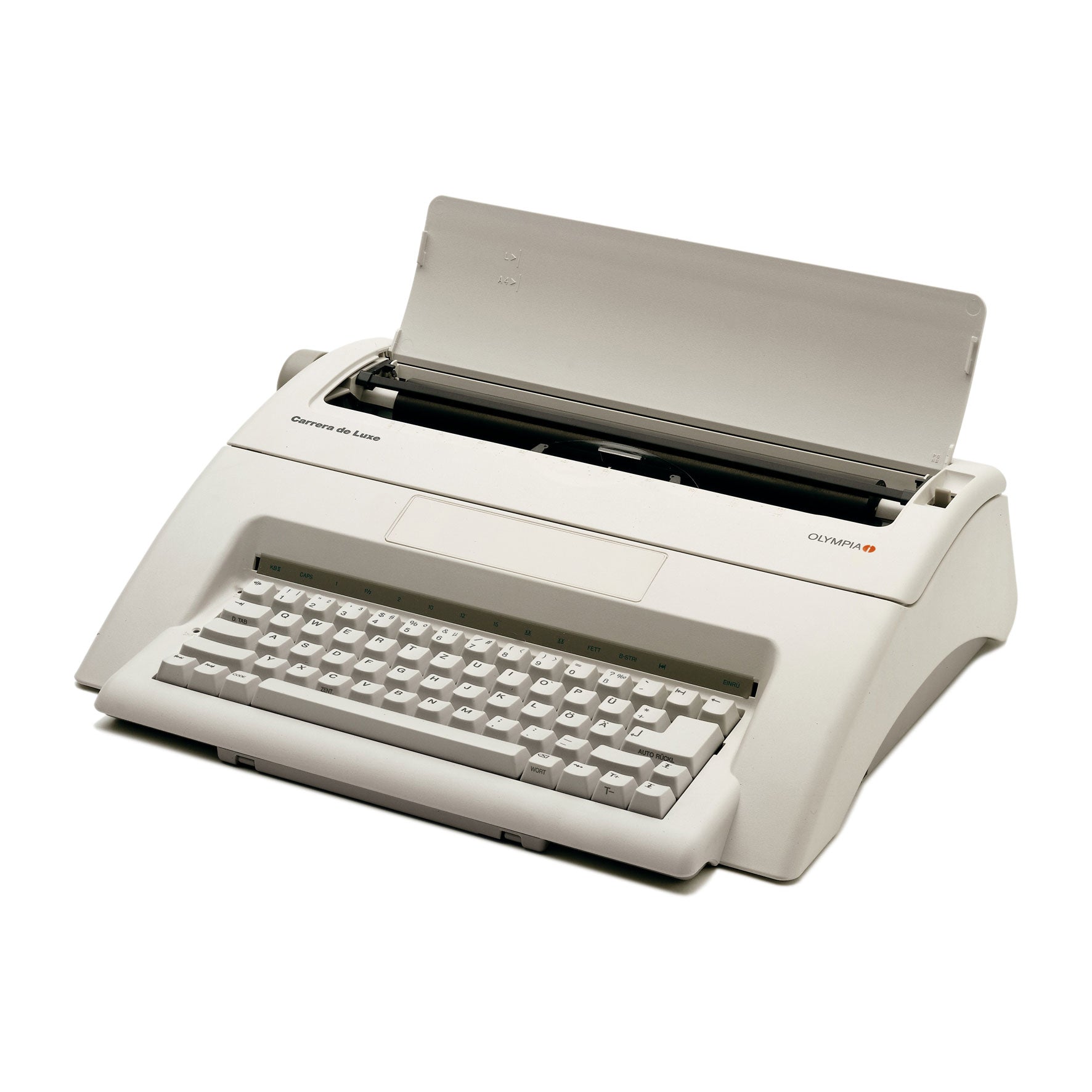 Olympia Elektrische Schreibmaschine – Carrera de luxe – QWERTZ – max. Papierbreite 33 cm