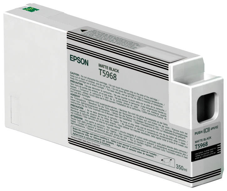 Epson Tintenpatrone T5968, schwarz, ca. 350 ml – für Inkjetdrucker/Multifunktionsgeräte
