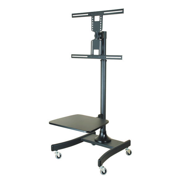 VALUE TV-Wagen – 27–47" – VESA 200×200–600×400 – bis 35 kg, Höhenverstellbar, mit Rollen – Schwarz