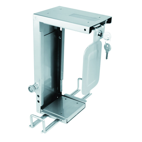 ROLINE CPU-Halterung (Untertisch) – bis 10 kg, silber, Stahl