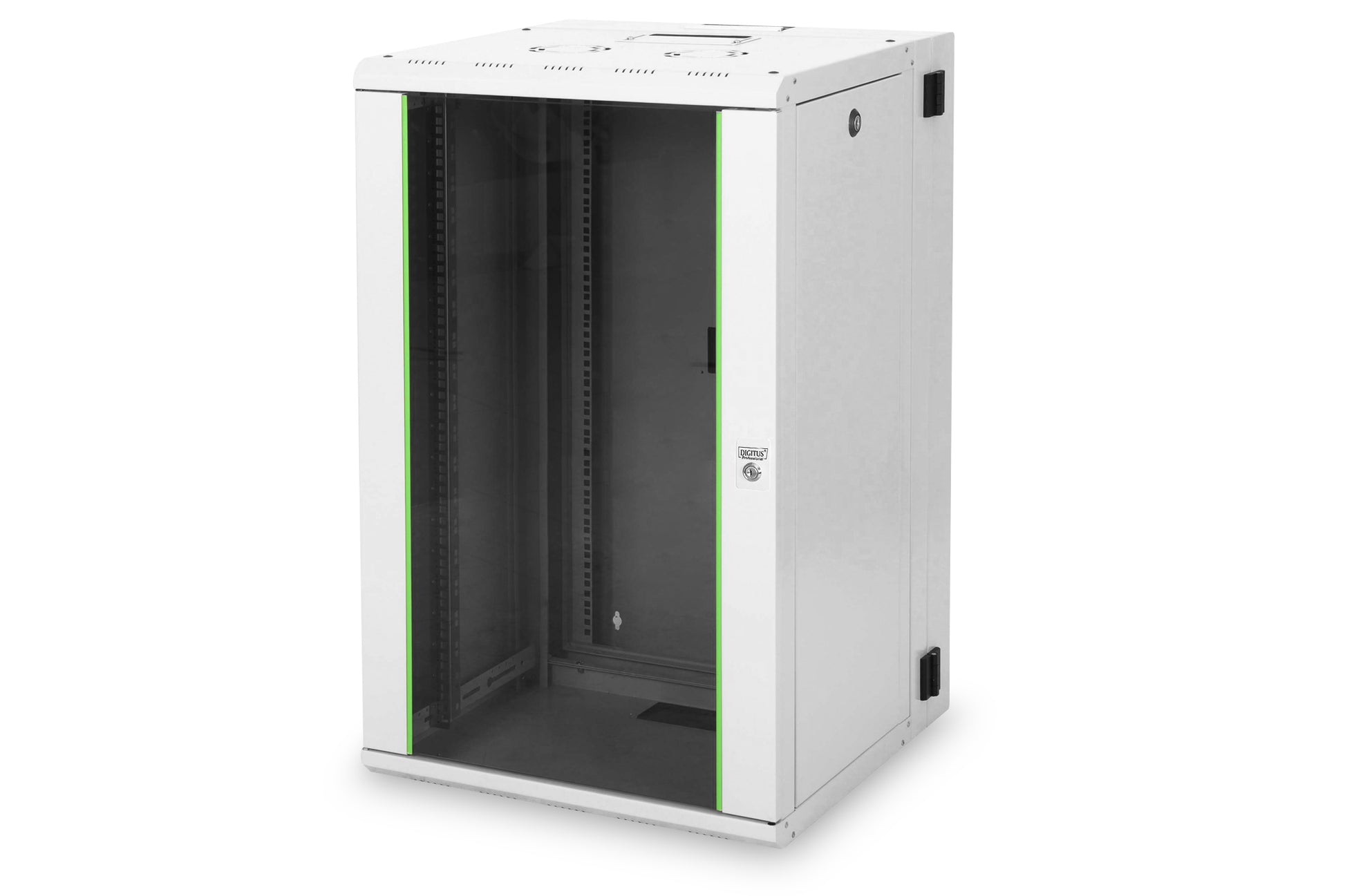 Digitus Soho-Line – 19" Wandverteiler 20U, IP20, abschliessbar, 600 × 600 × 980 mm, lichtgrau