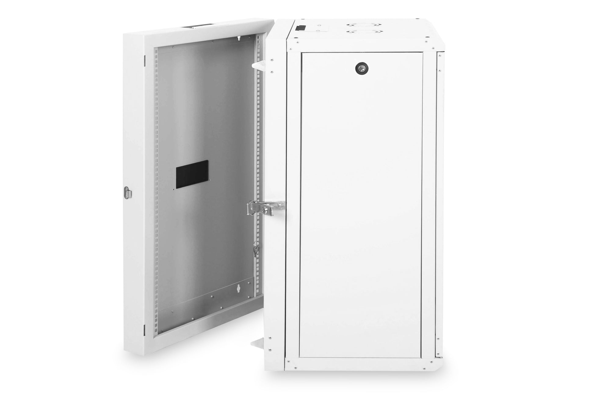 Digitus Soho-Line – 19" Wandverteiler 20U, IP20, abschliessbar, 600 × 600 × 980 mm, lichtgrau