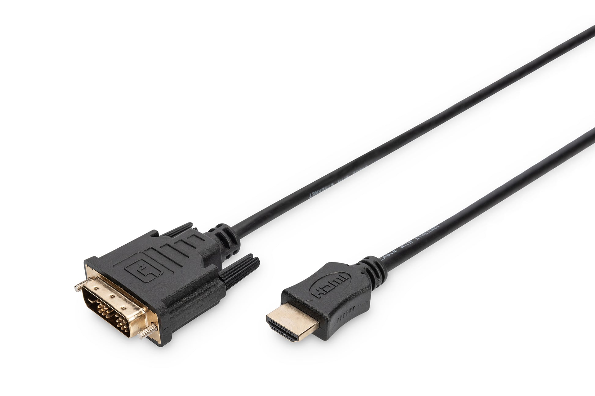 Digitus HDMI (Typ A) (Stecker) auf DVI-D (Stecker) Adapter, 1920×1080, 2 m