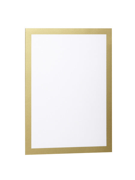 Durable Magaframe Info-Rahmen selbstklebend – DIN A4 – Gold – 2er Pack