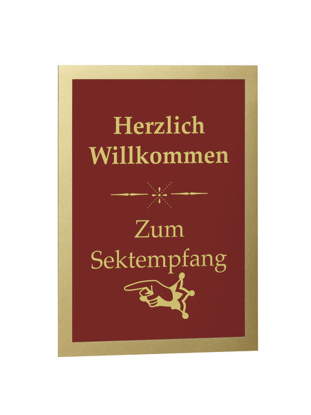 Durable Magaframe Info-Rahmen selbstklebend – DIN A4 – Gold – 2er Pack