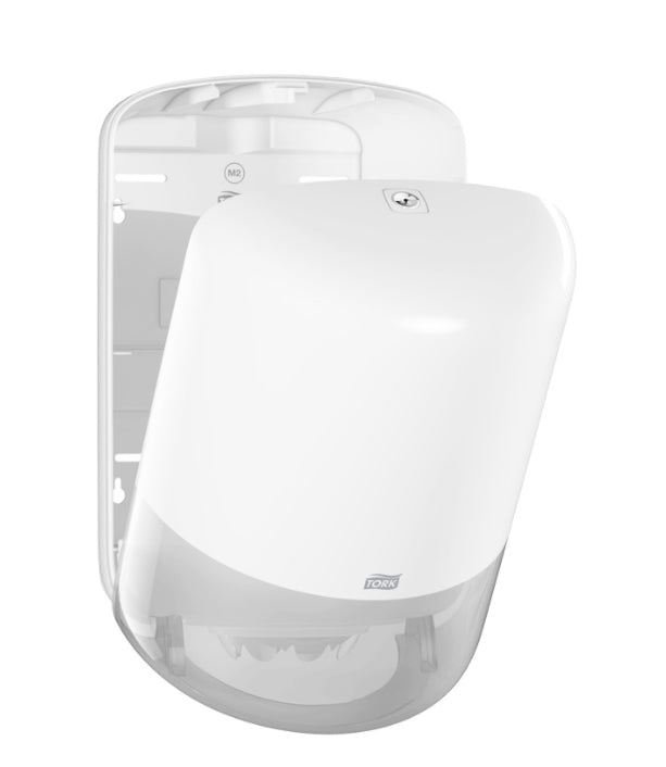 Tork Innenabrollspender Elevation – für M2, Kunststoff, Weiss, 239 × 360 × 227 mm