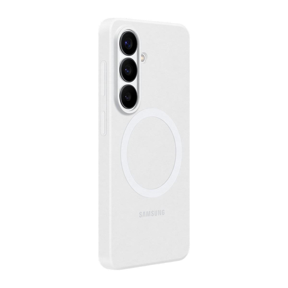 Samsung Silikon Magnet Holster für Samsung Galaxy S26, MagSafe, Silikon, Weiss