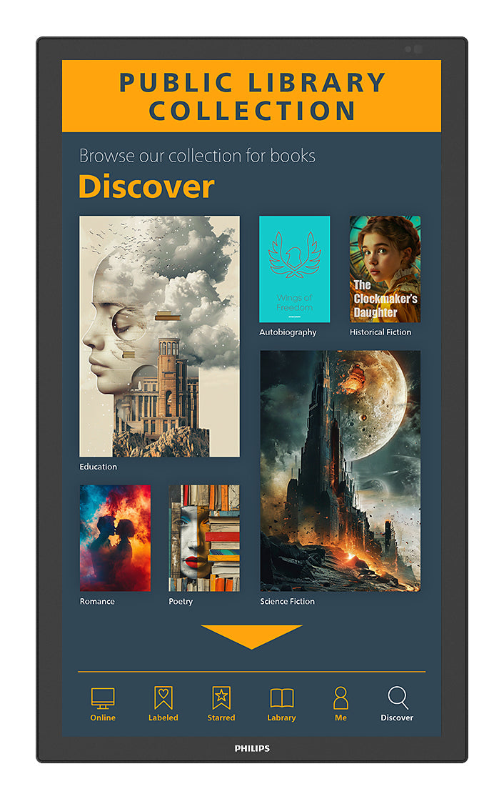 Philips T-Line 43BDL3751T/00 – Interaktives Touch-Display, 43", Ultra HD 4K, 500 cd/m², 24/7, Touch, Android
