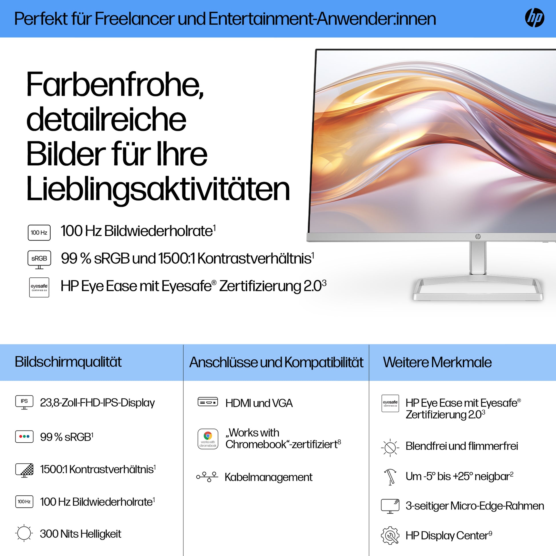 HP S5 524SF – Monitor, 1920 × 1080 (Full HD)