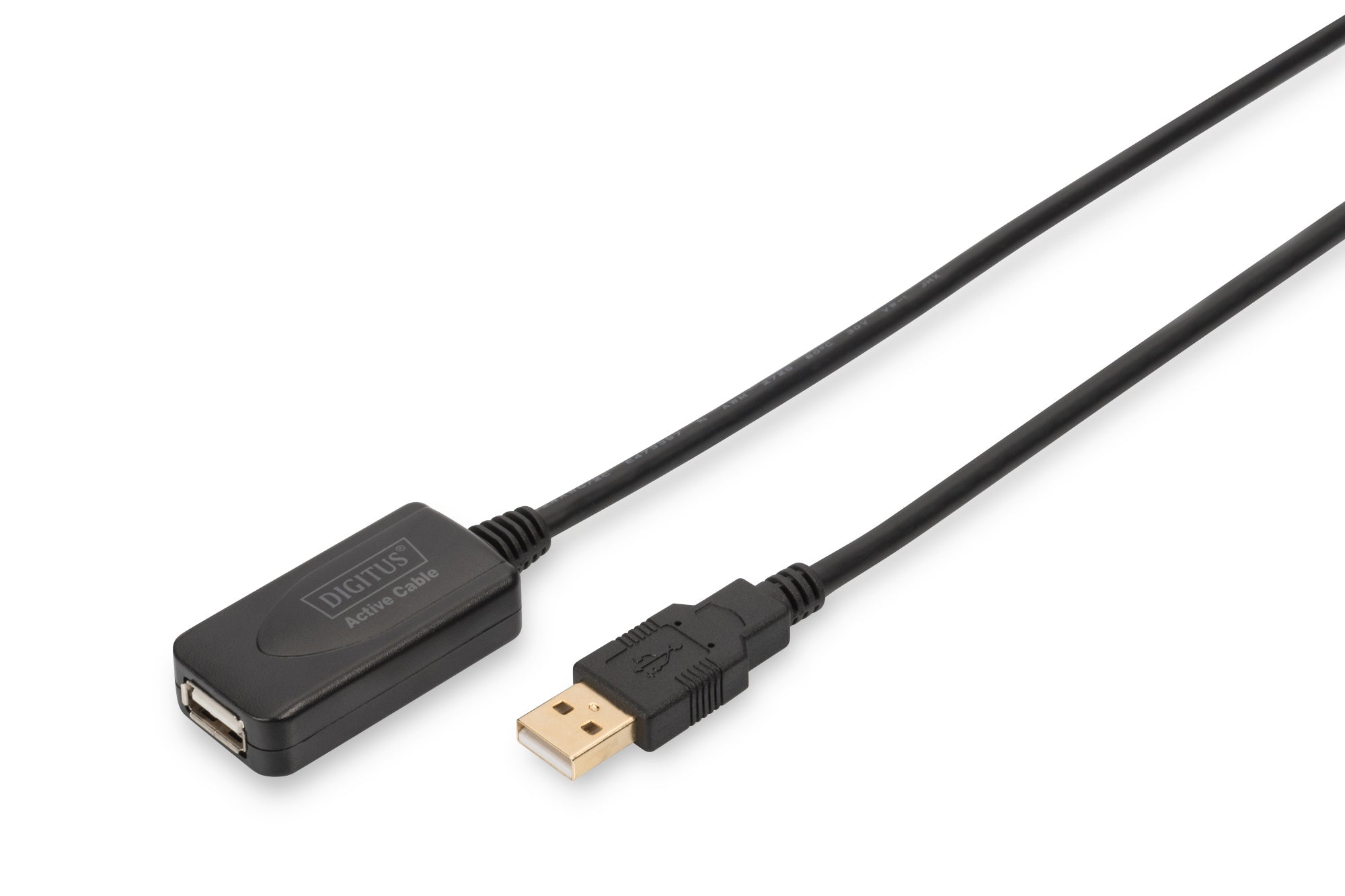 Digitus USB-Kabel, USB-A zu USB-A, 5 m, USB 2.0