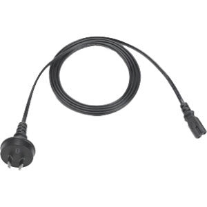 Zebra Netzkabel, Australischer Stecker, 18 AWG, 250 V AC, 3 A, 1,8 m