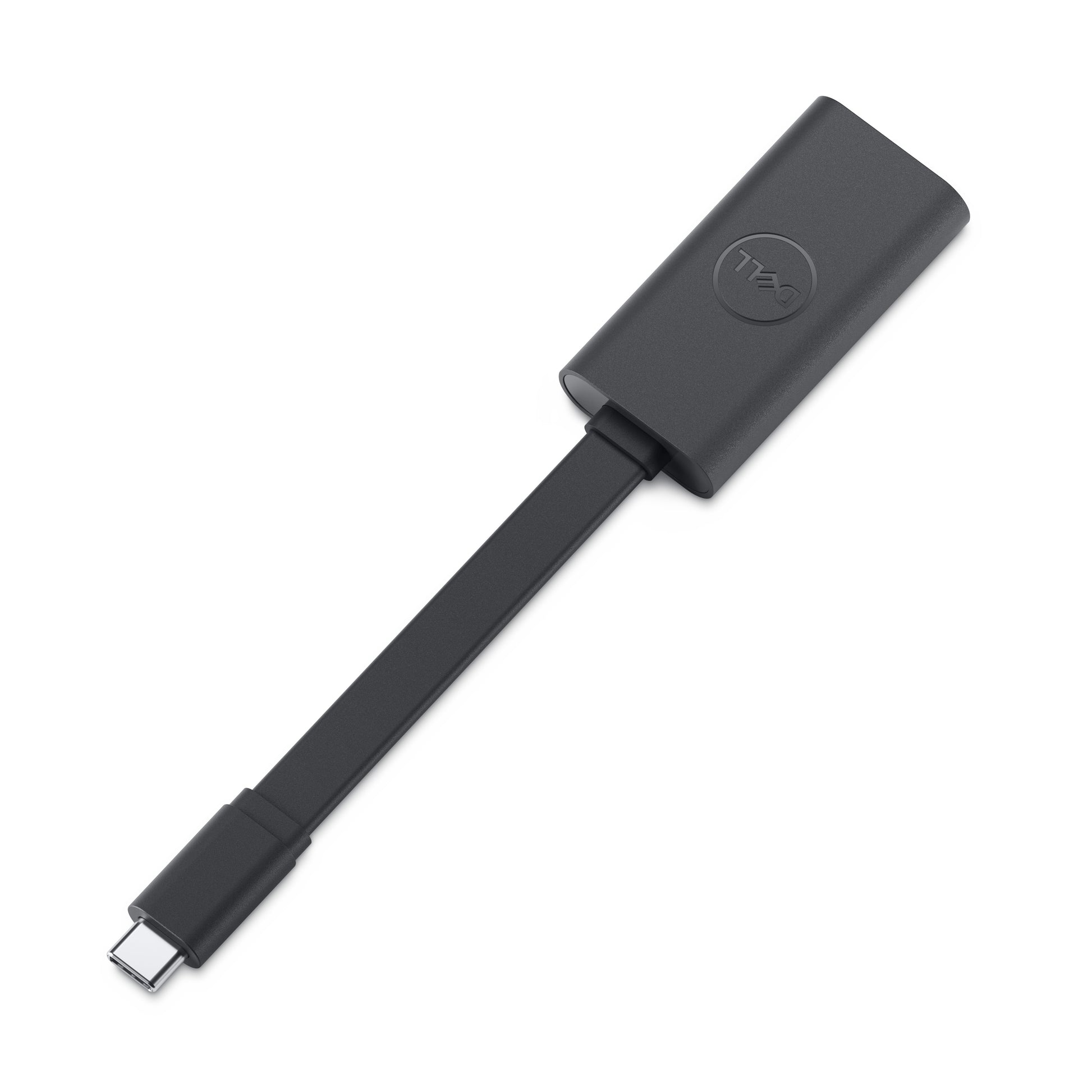 DELL SA124 USB-C zu HDMI Adapter – 8K (7680 × 4320) @ 60 Hz, HDMI 2.1, DP Alt Mode – Schwarz
