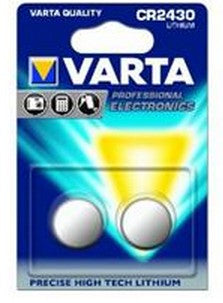 Varta Knopfzellen CR2430, Lithium, 3 V – 2 Stk.