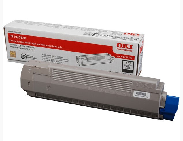 OKI Toner – schwarz, 8000 Seiten